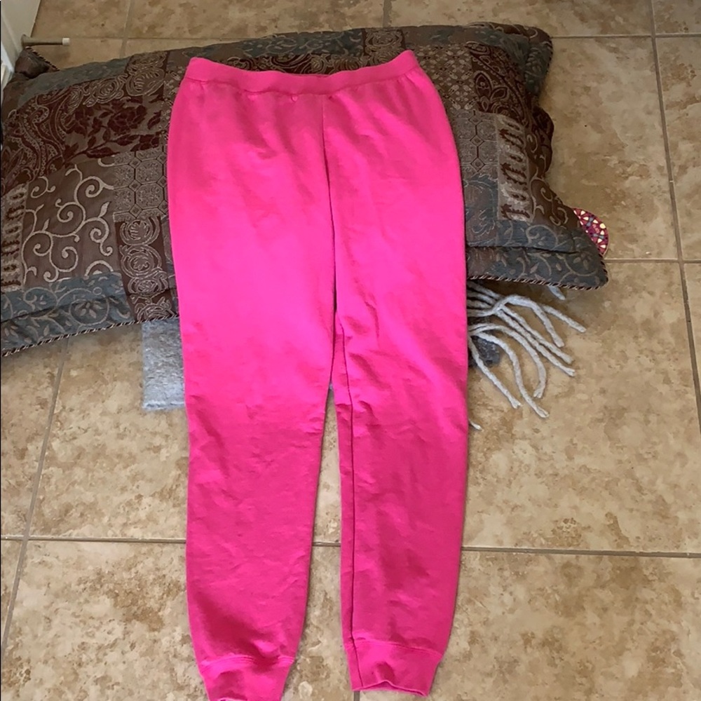 pink sweat pants